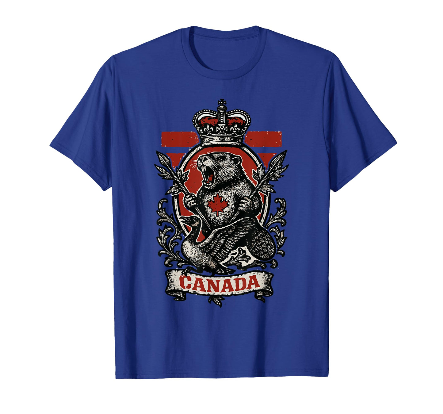 Canadian Crest Industrious Beaver Ungovernable Goose T-Shirt