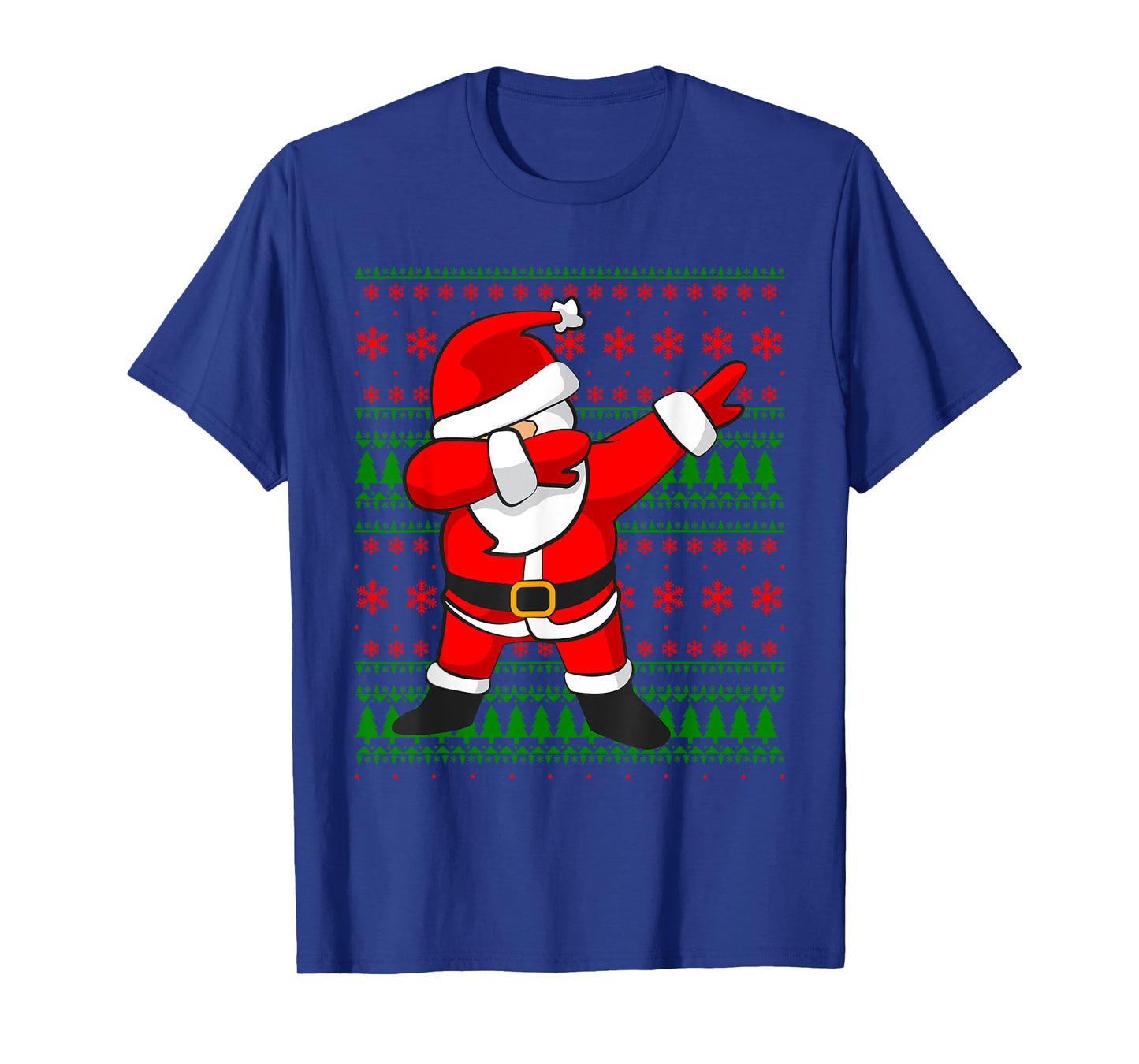 Dabbing Santa Claus Ugly Sweater T-Shirt | Christmas Shirt T-Shirt