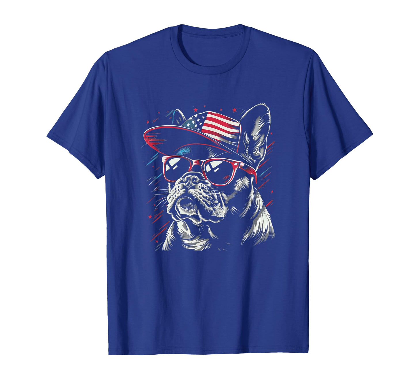 Funny 4th of July French Bulldog Dog Lover Frenchie Women Kids Men T-Shirt