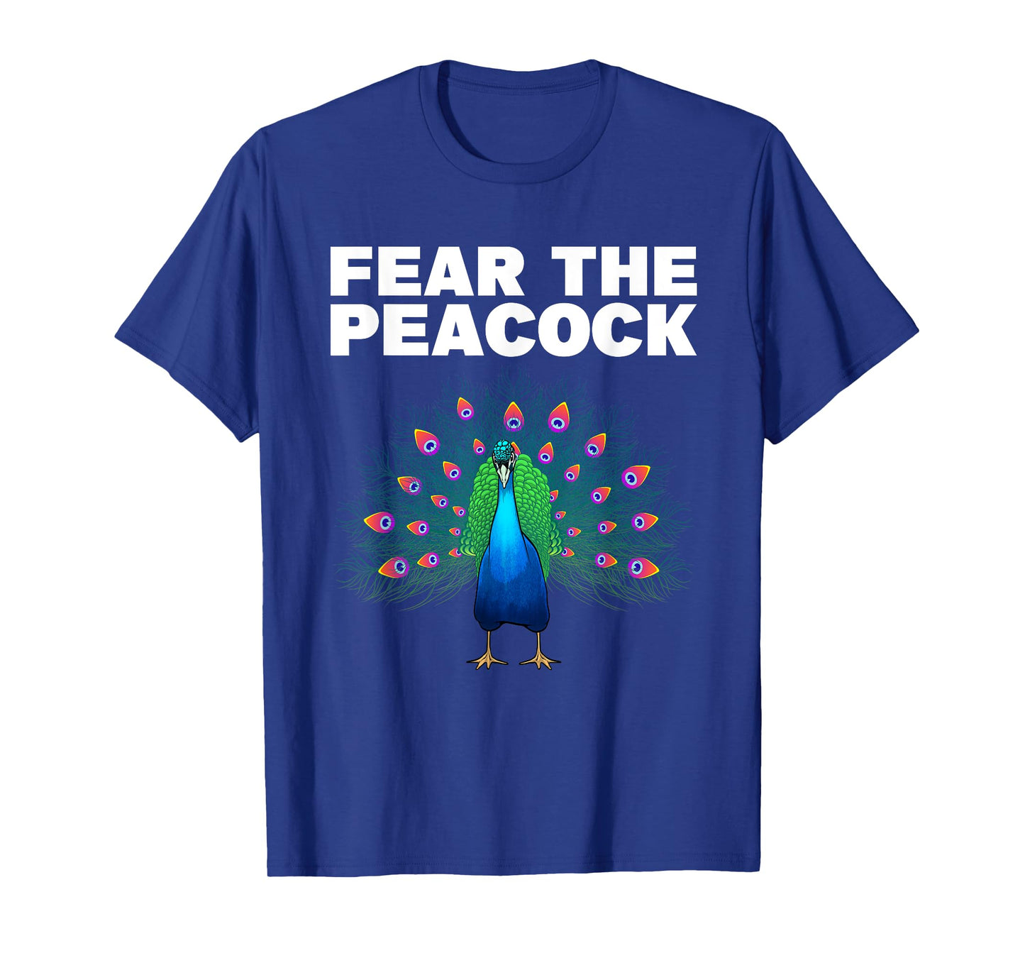 Funny Peacock Art For Men Women Kids Peafowl Peacock Lover T-Shirt