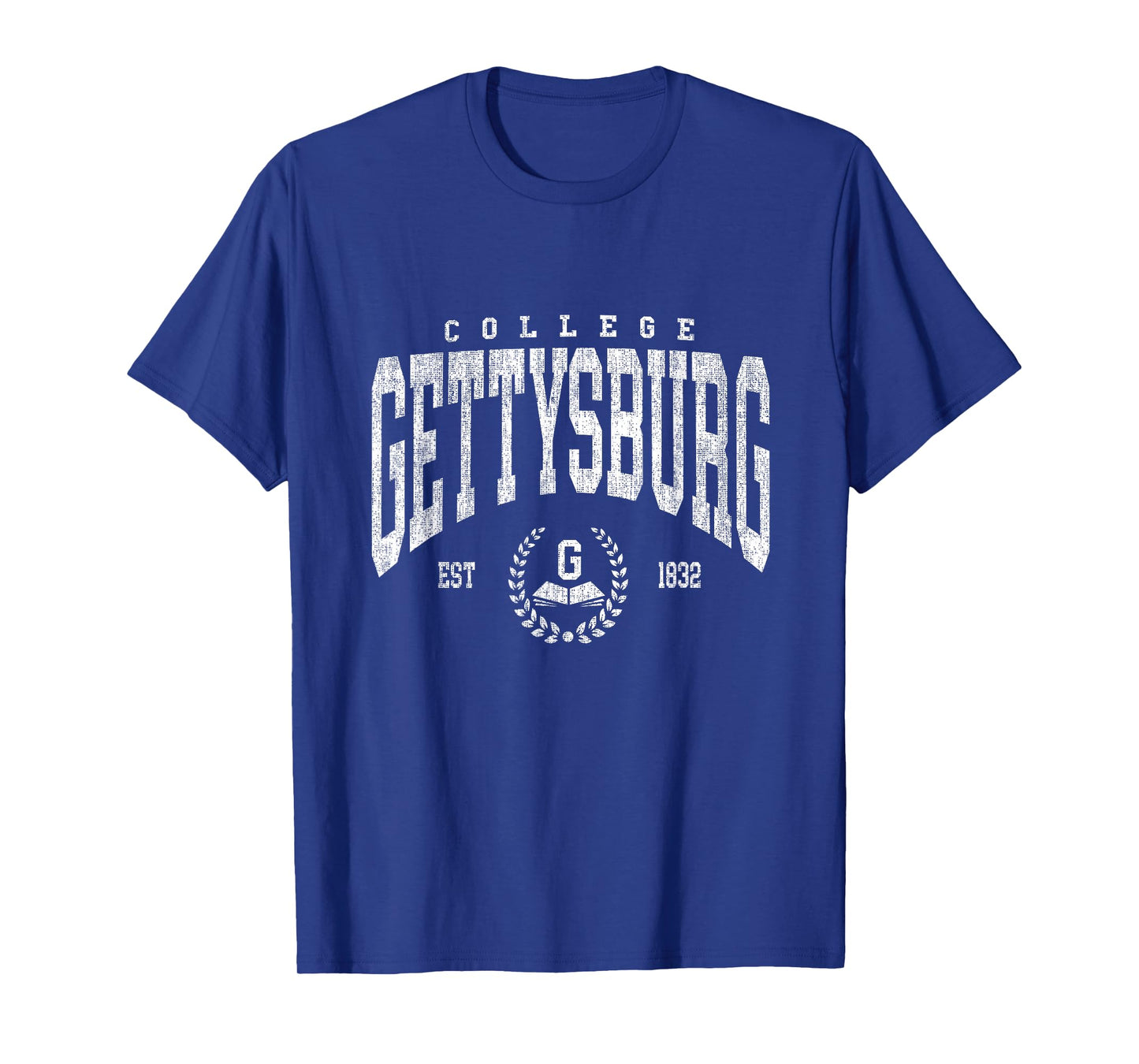 Vintage Gettysburg Athletics Arch Design Men Women T-Shirt