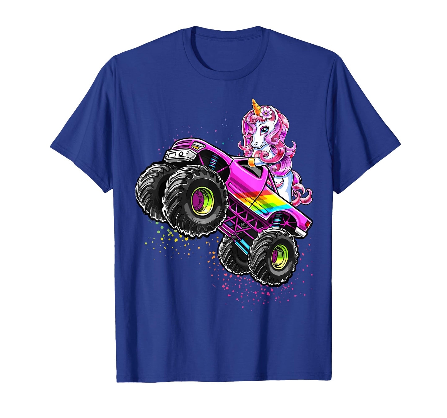 Monster Truck Unicorn Birthday Party Monster Truck Girl Gift T-Shirt