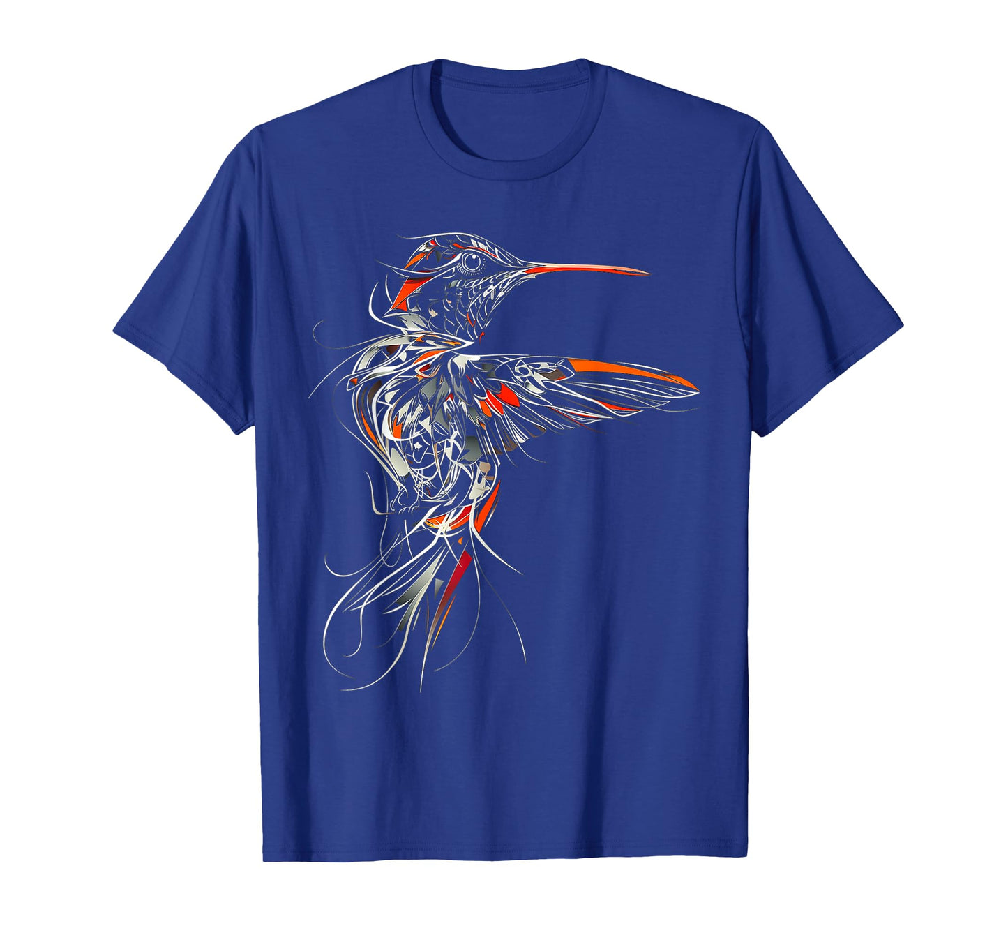 Hummingbird Art Abstract Animal Graphic Bird Hummindgbird T-Shirt