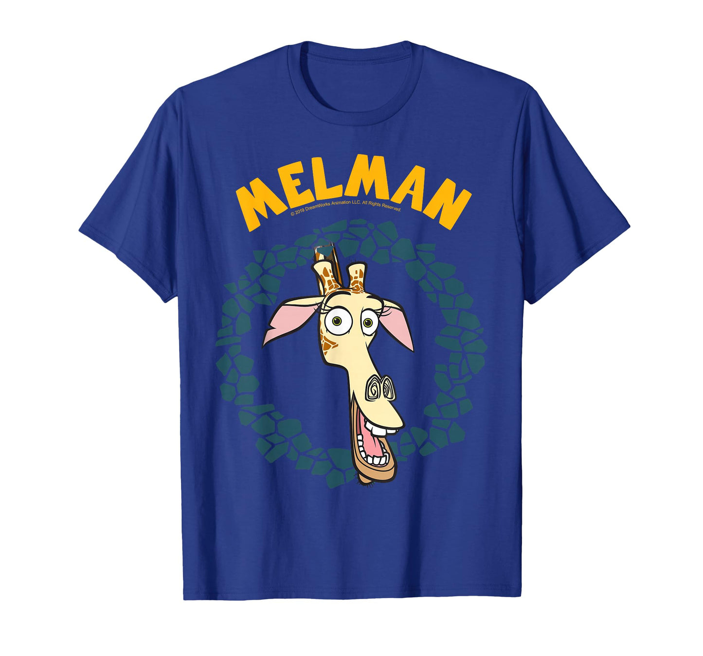 Madagascar Melman Large Circle Portrait T-Shirt