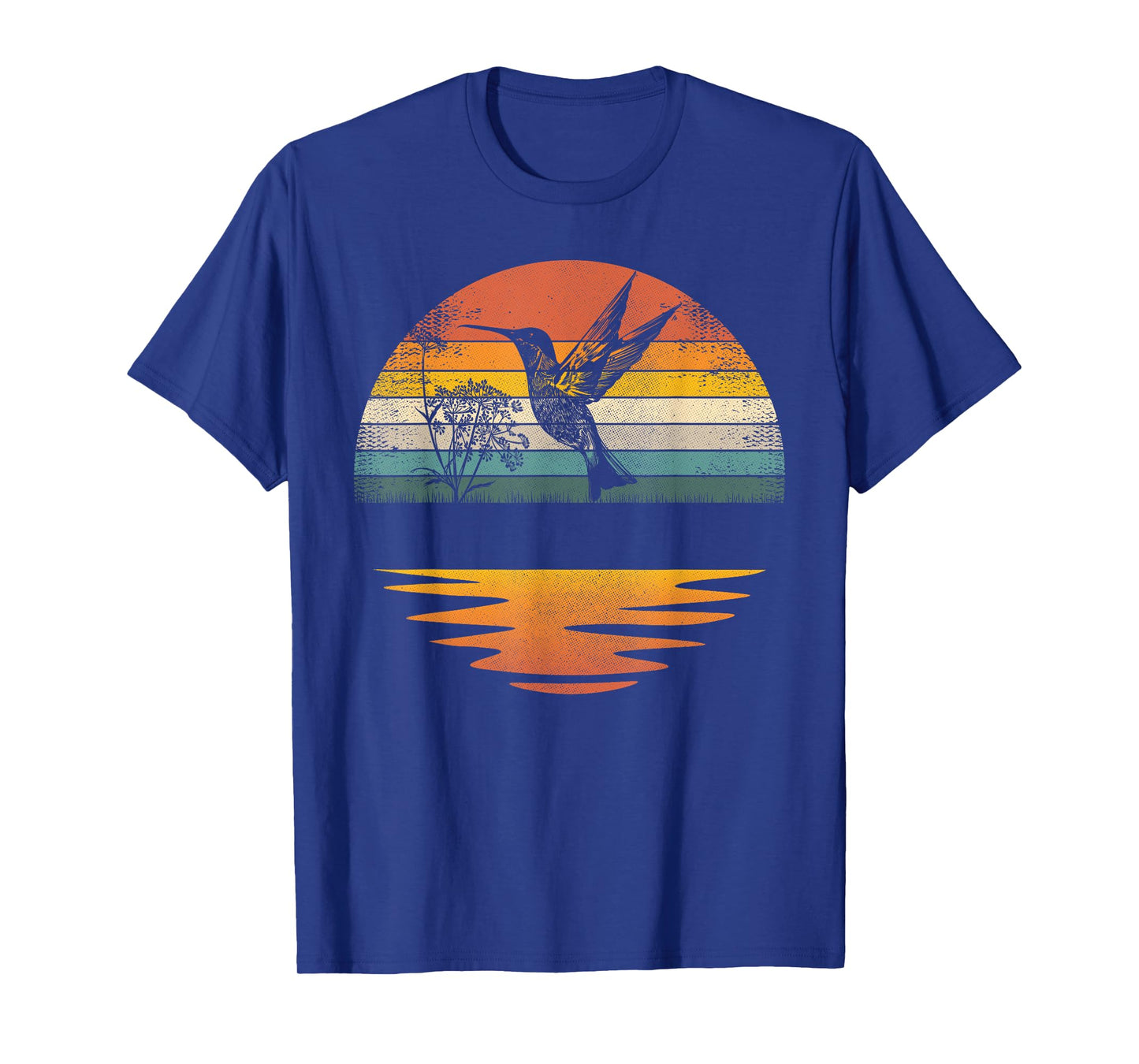 Hummingbird Vintage Sunset Hummingbirds T-Shirt