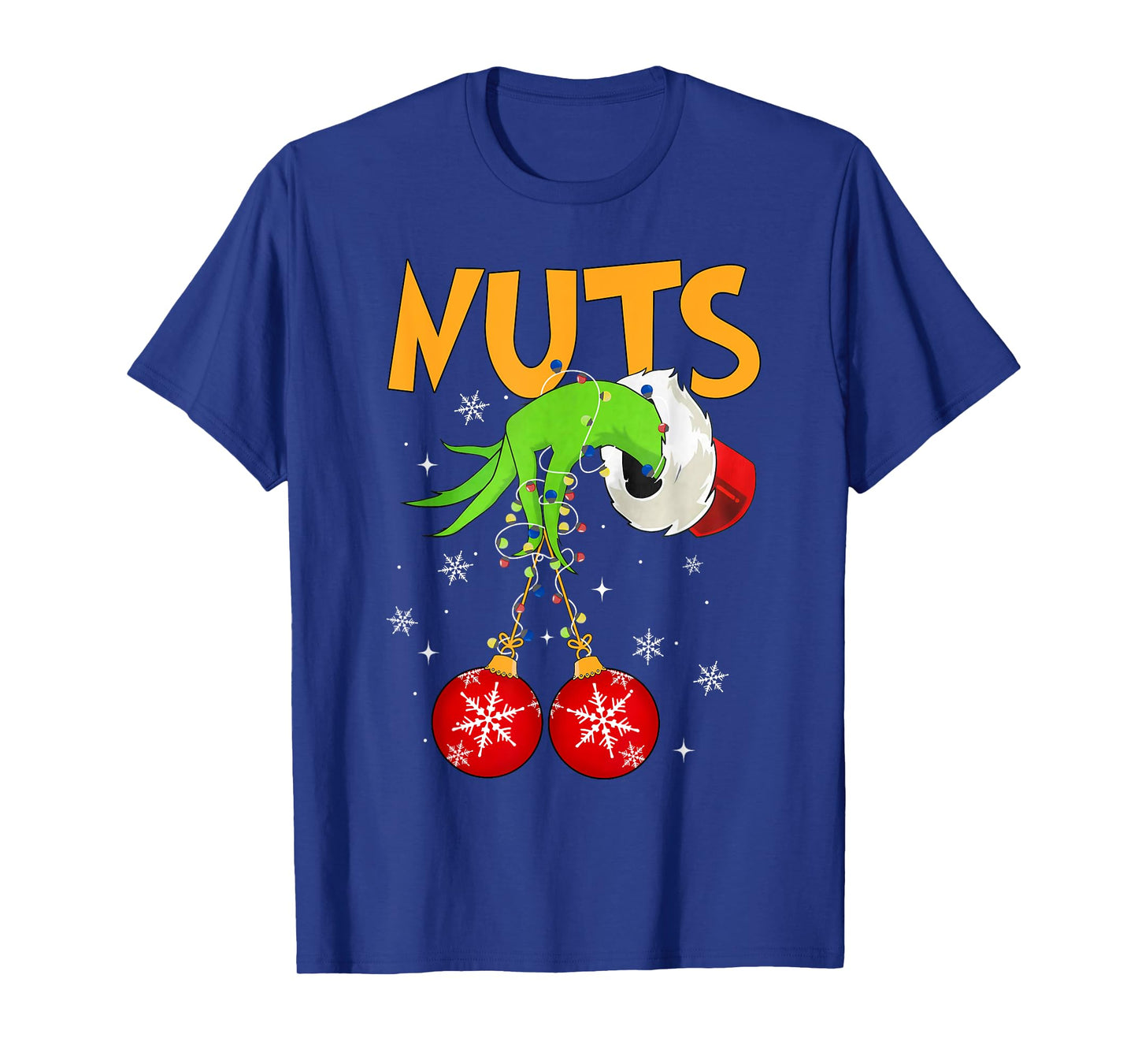 Chest Nuts Matching Chestnuts Christmas Snow Couples Men T-Shirt