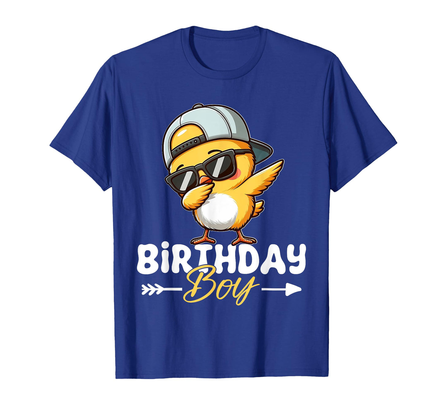 Cute Chicken Birthday Boy Dabbing Chicks Funny Party T-Shirt