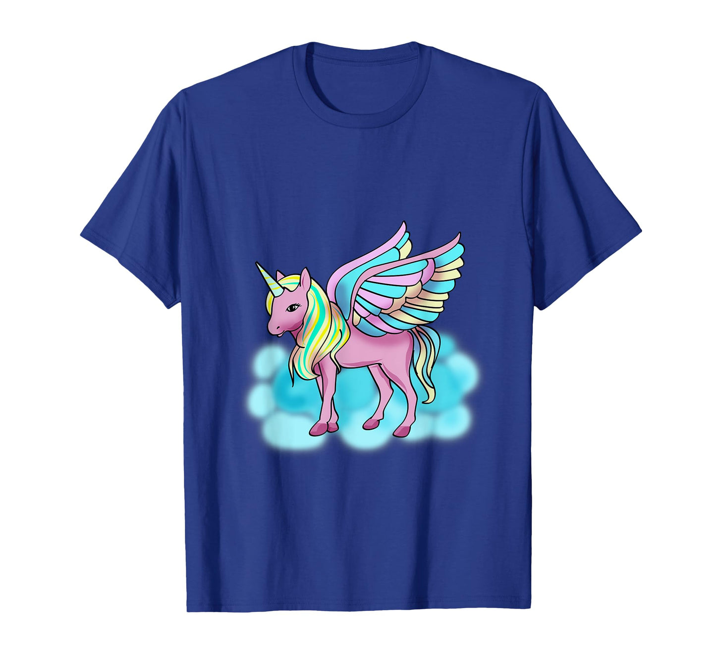 Magical Pink Pegasus with Wings - Unicorn T-Shirt