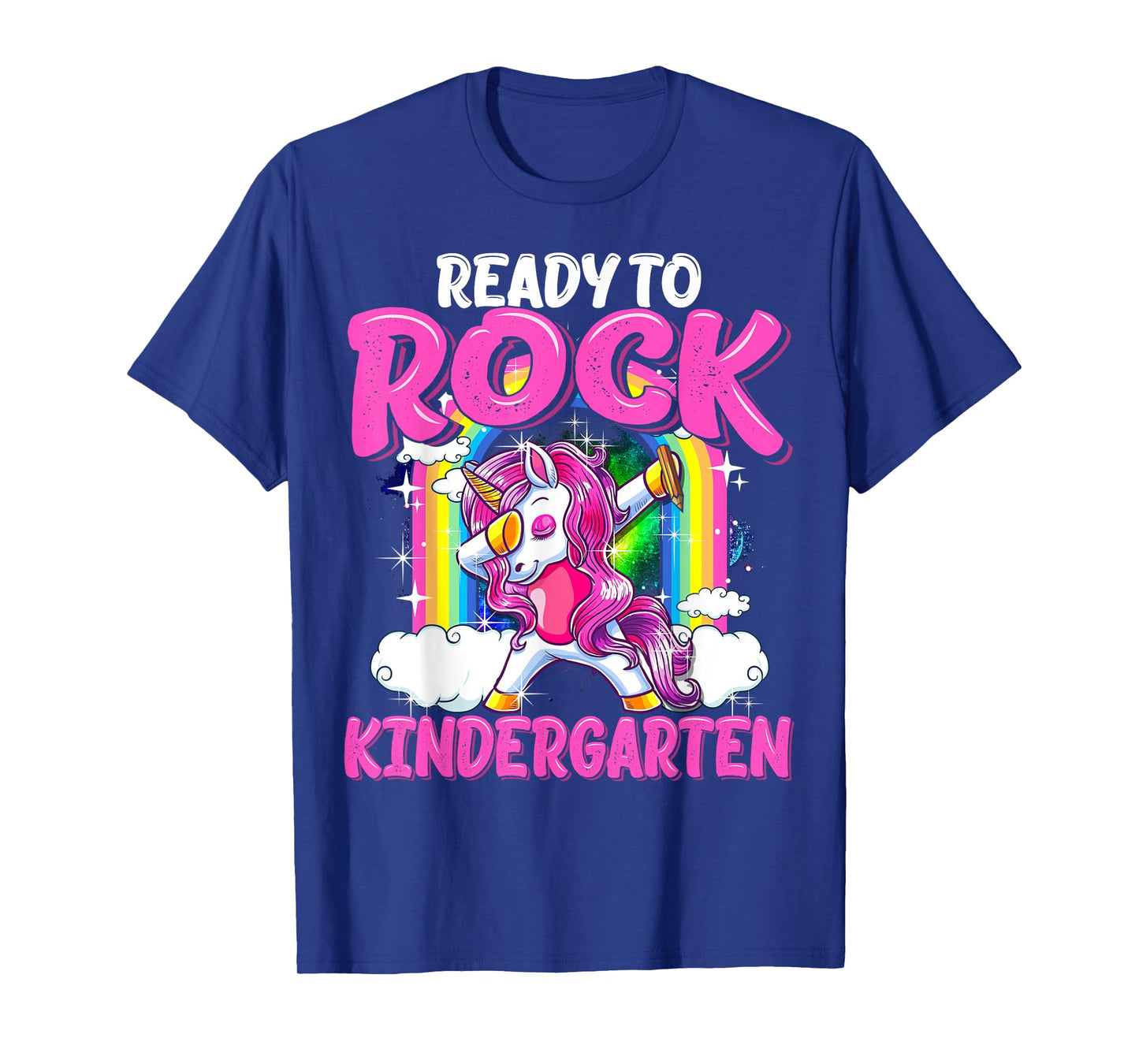 Ready To Rock Kindergarten Dabbing Unicorn Back To School T-Shirt