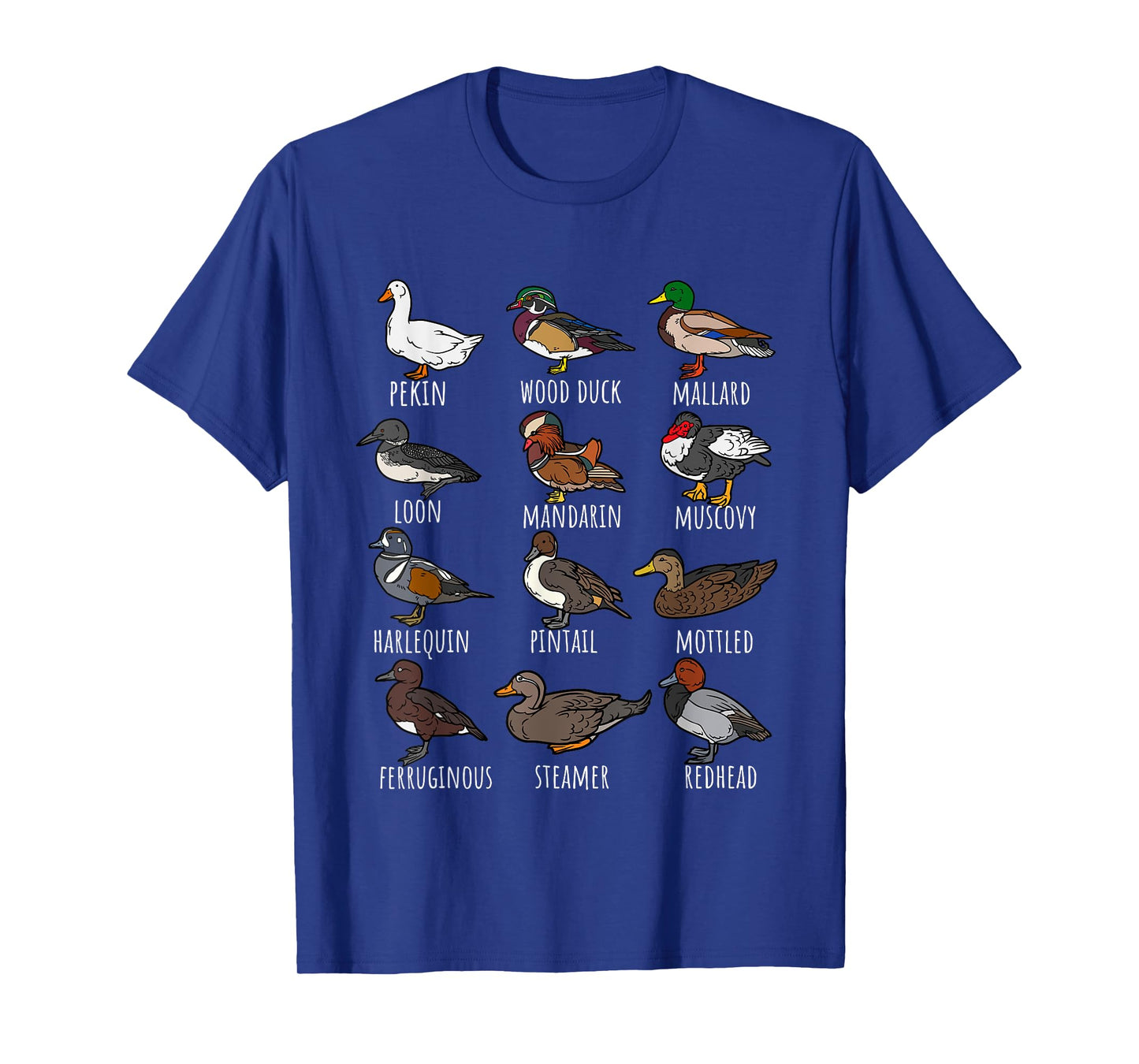 Types Of Ducks breeds Collection, Cute identification Duck T-Shirt