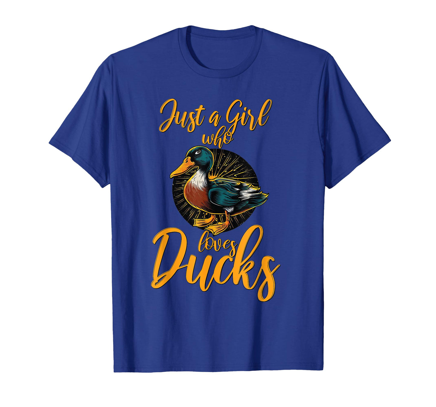 Just A Girl Who Loves Ducks - Duck T-Shirt