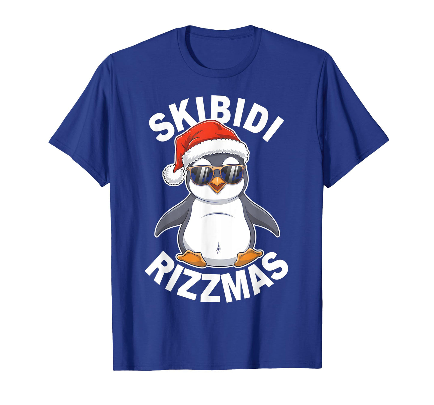 Skibidi Rizzmas Funny Christmas Christmas Season Penguin T-Shirt