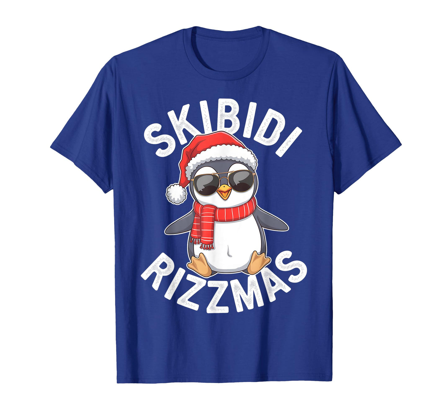 Skibidi Rizzmas Funny Christmas Christmas Season Penguin T-Shirt