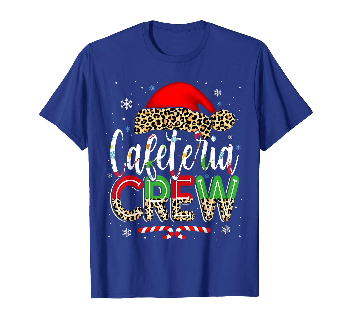 Cafeteria Crew Christmas Lunch Lady Xmas Ugly Sweater T-Shirt