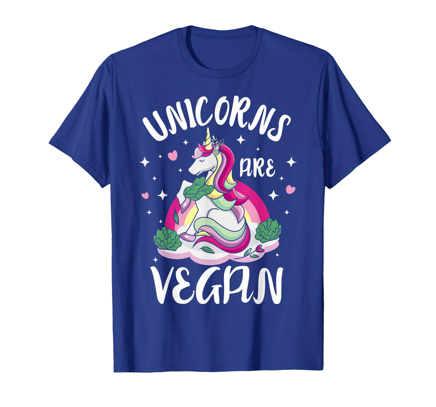 Kawaii Unicorns Are Vegan Vegetarian Design For Men & Women T-Shirt