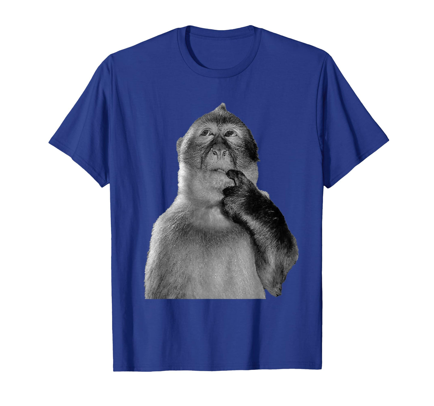 Thinking Monkey Meme T-Shirt