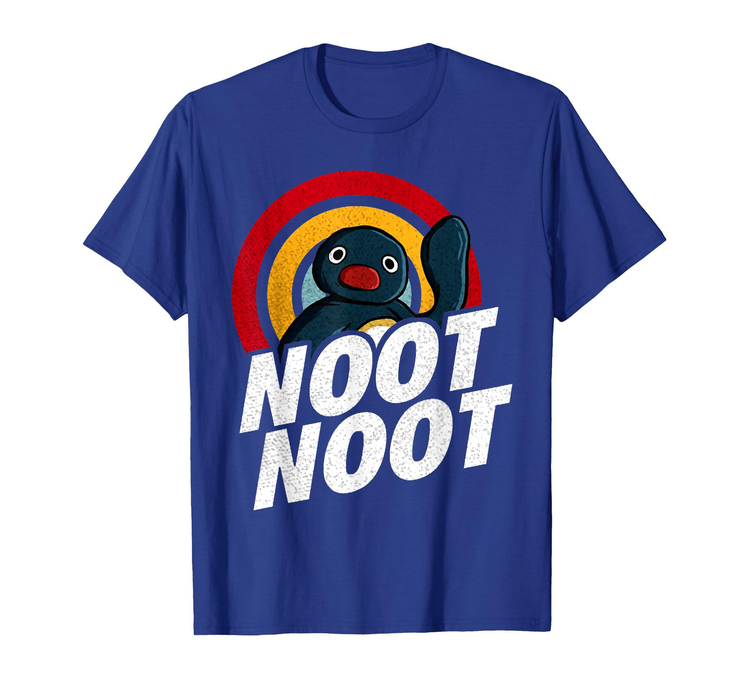 Retro Noot Funny Penguin Meme Vintage Rainbow Classic T-Shirt