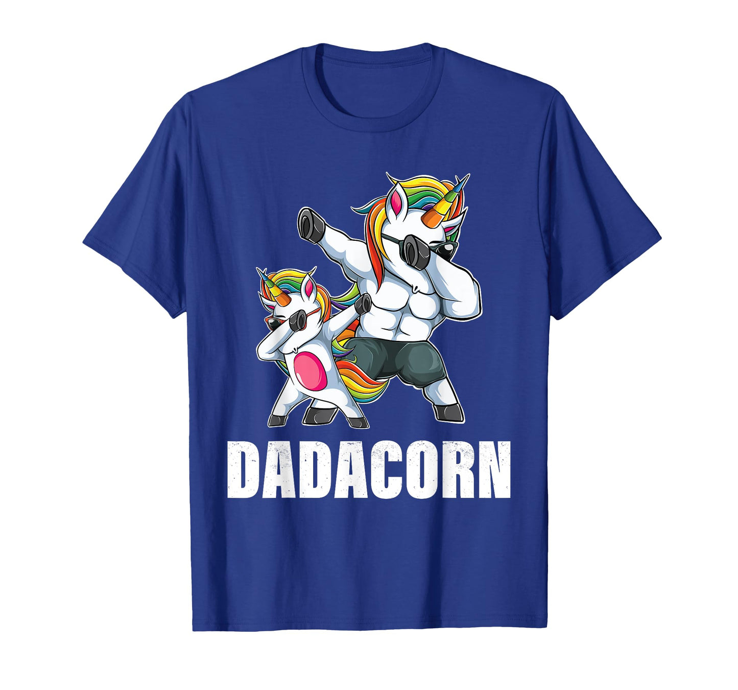 Dadacorn Dadicorn Daddycorn Unicorn Dad Baby Fathers Day T-Shirt