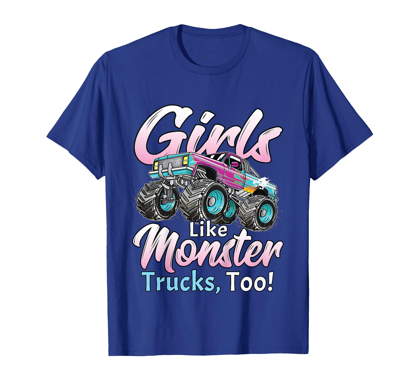 Monster Truck Unicorn Birthday Party Monster Truck Girl T-Shirt