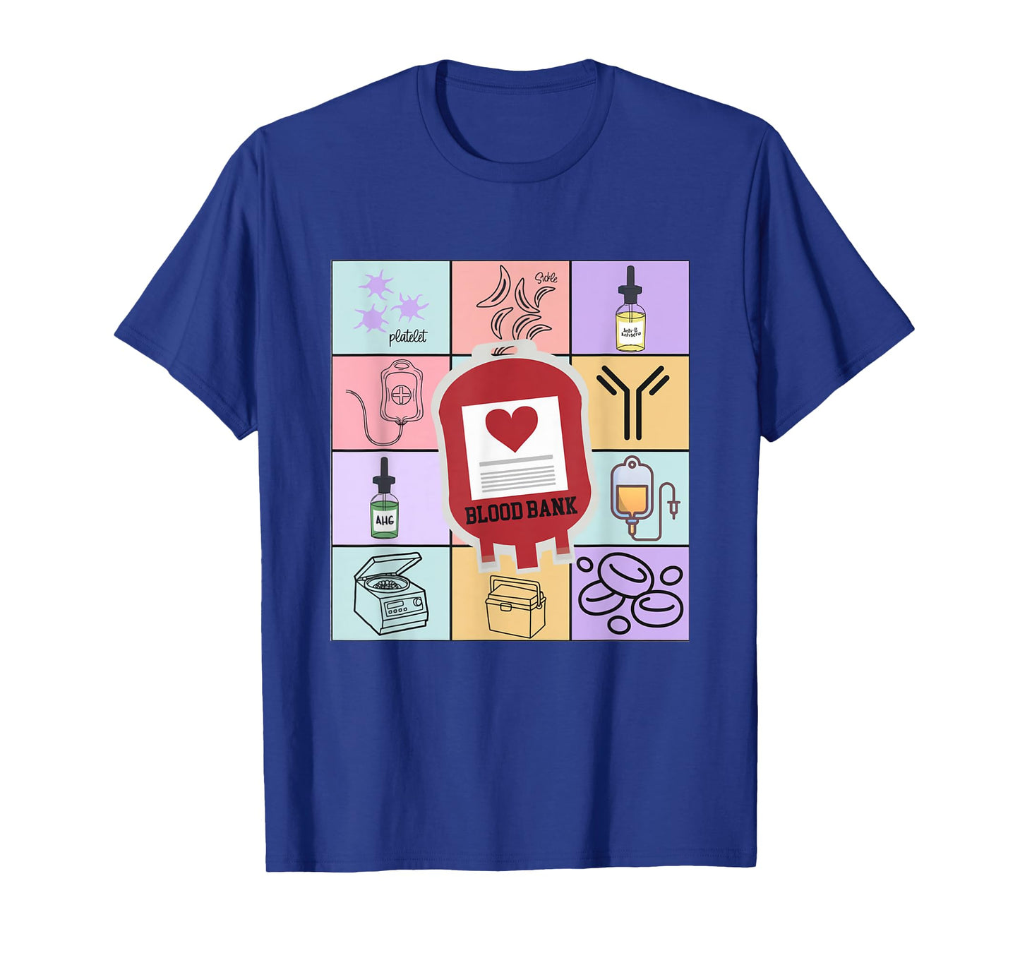 Blood Bank Tech Laboratory Blood Transfusion Blood Banker T-Shirt