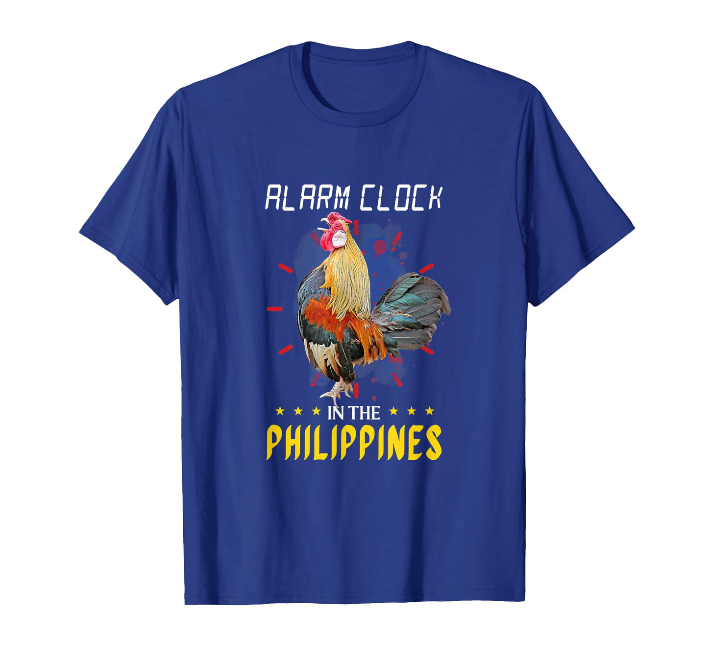 Funny Filipino Chicken Alarm Clock in the Philippines Pinoy T-Shirt