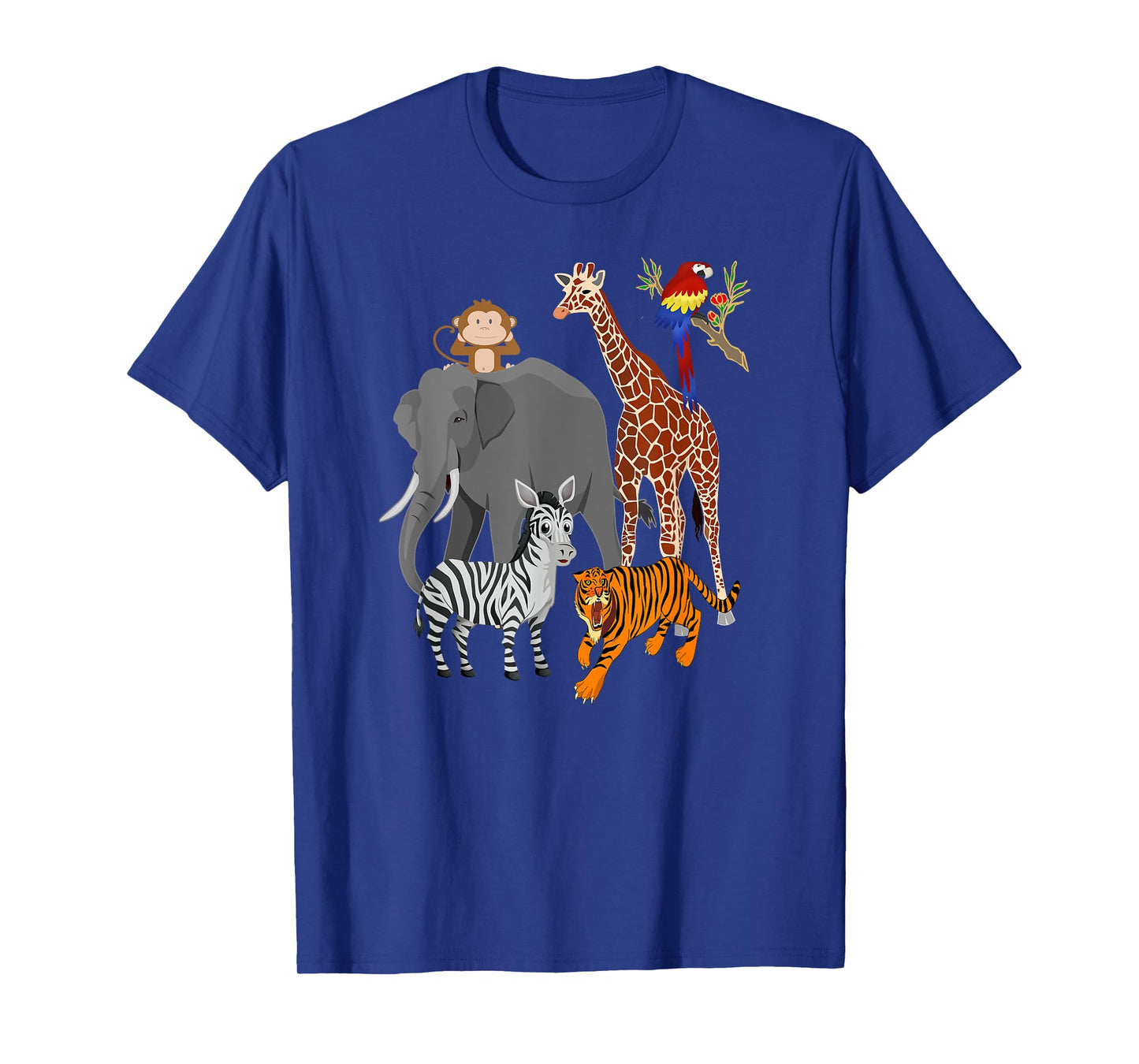 Zoo Animals Shirt Wildlife Birthday Party A Day At The Zoo T-Shirt