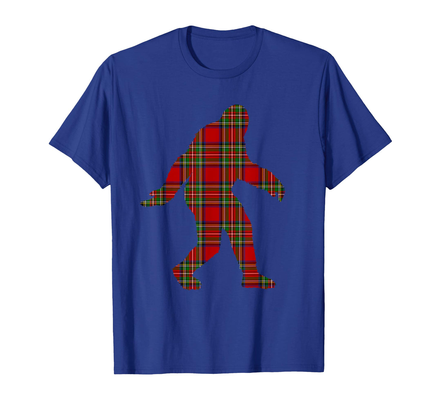 Stewart Plaid Bigfoot Scottish Pride Tartan T-Shirt
