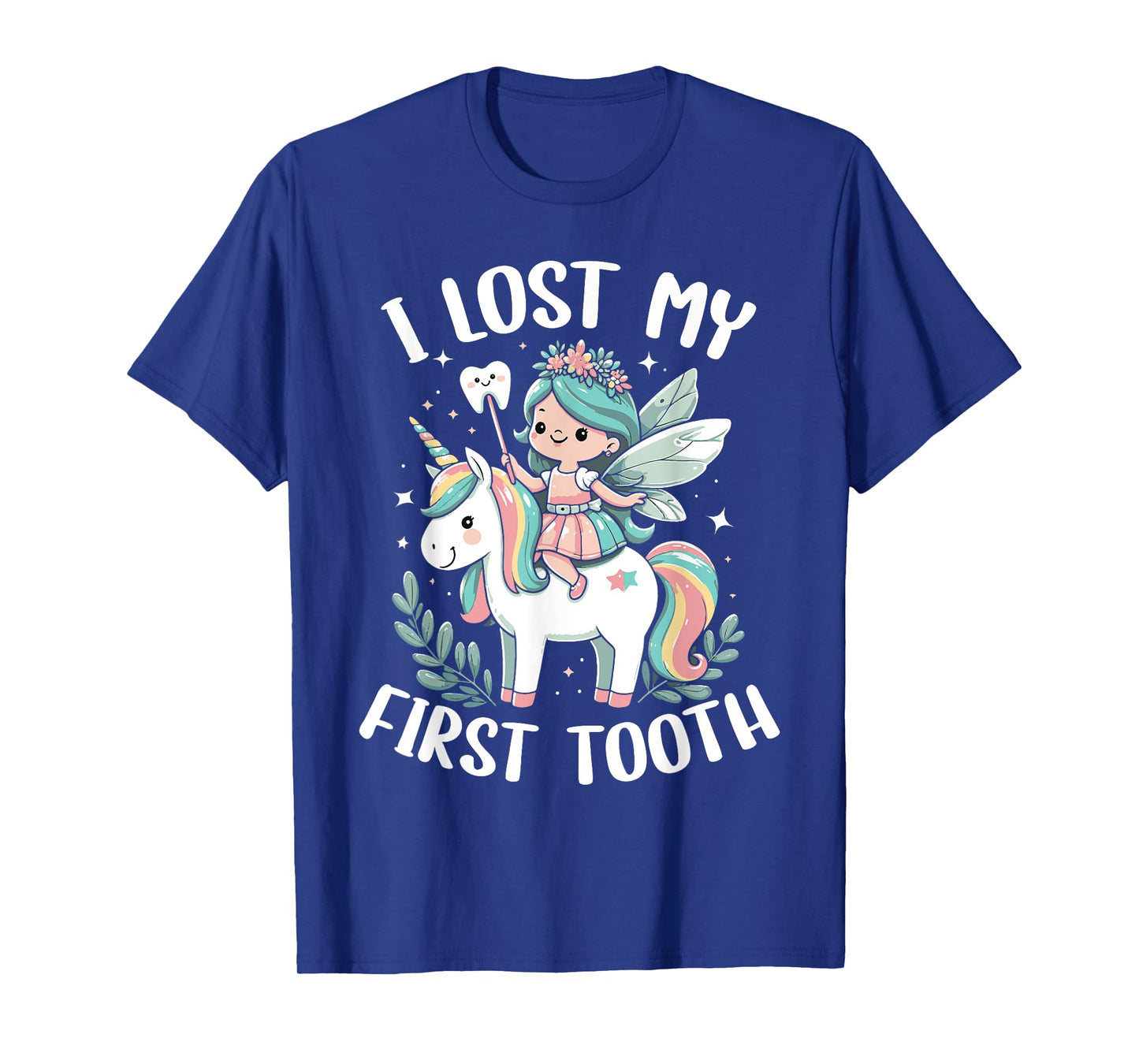 I Lost My First Tooth Funny Unicorn Tooth Fairy T-Shirt