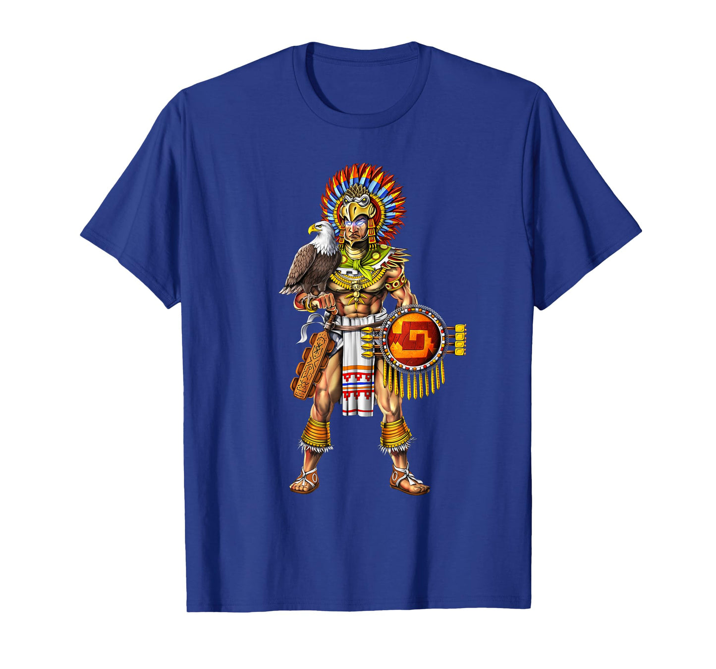 Aztec Eagle Warrior Ancient Mayan T-Shirt