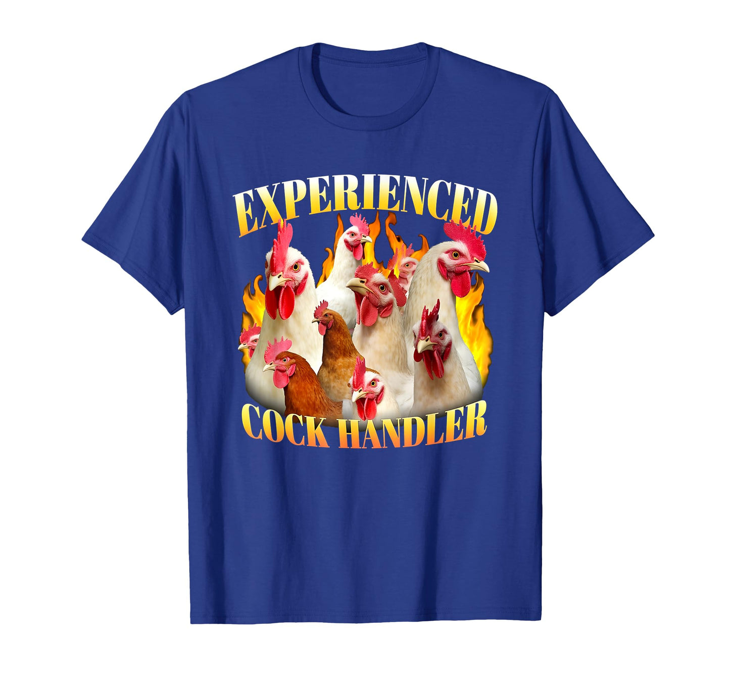 Experienced Cock Handler Funny Chicken Women's Raunchy T-Shirt