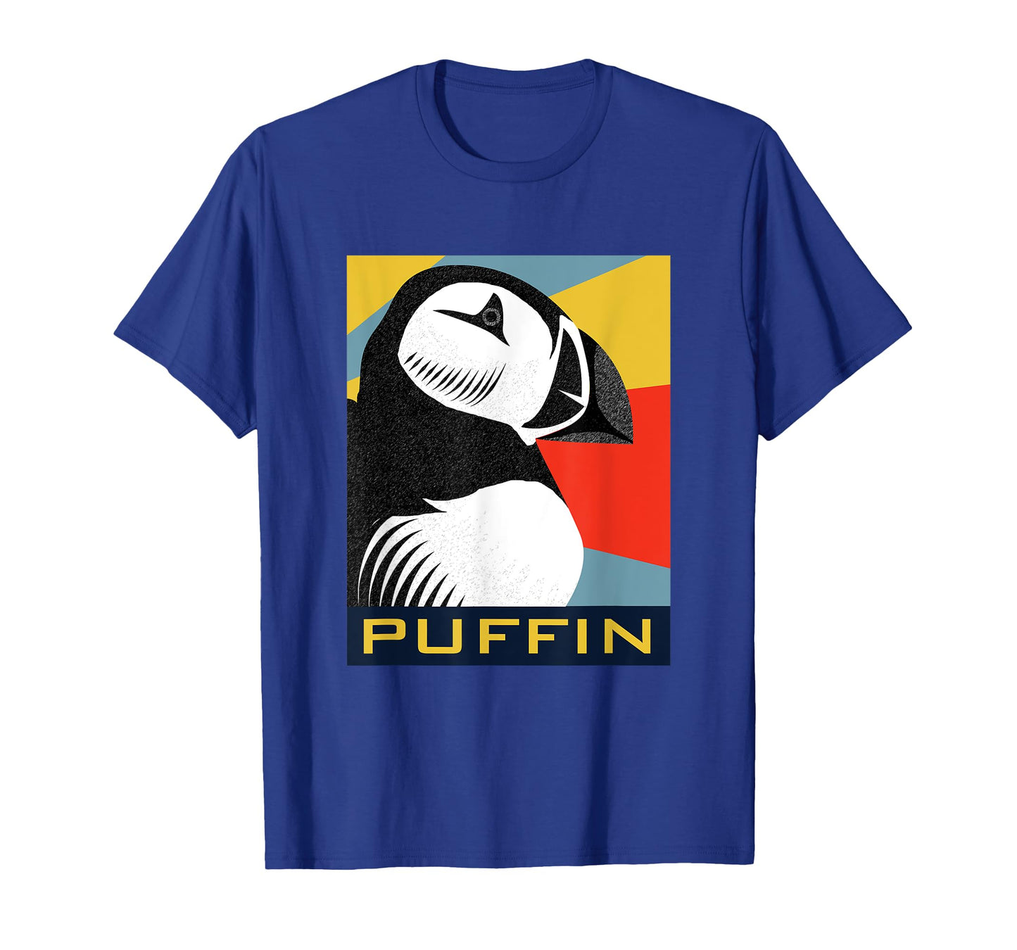 Vintage Retro Silhouette Puffin T-Shirt