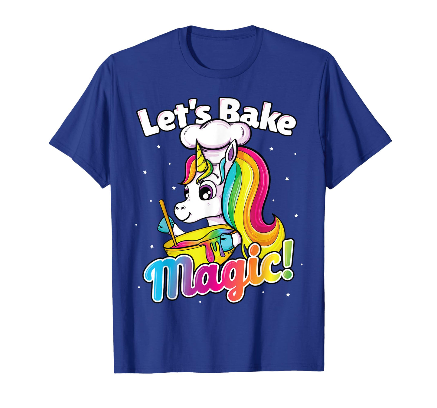 Unicorn Baking Shirt Rainbow Cupcake Cake Girl Gift Cook Kid T-Shirt
