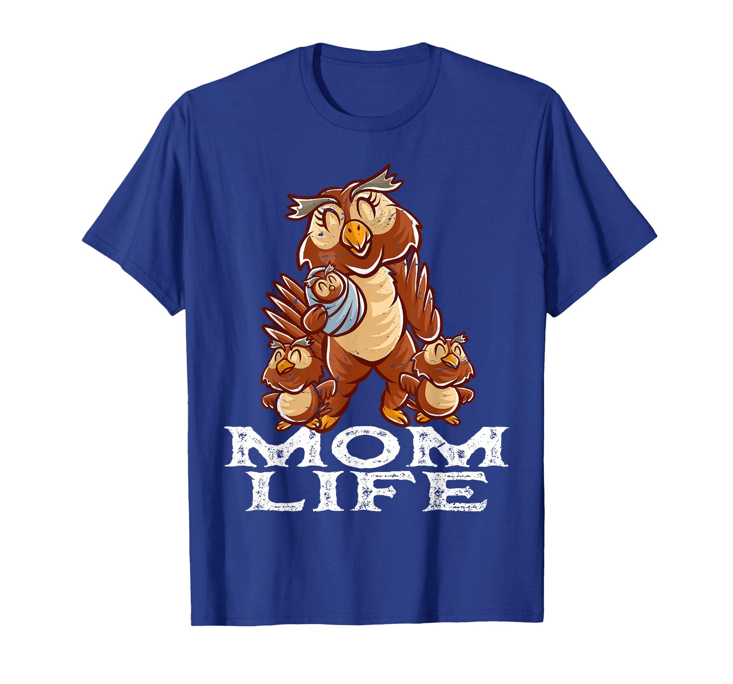 Owl Mama Mom Life Mommy Bird Mama Family Mother's Day T-Shirt