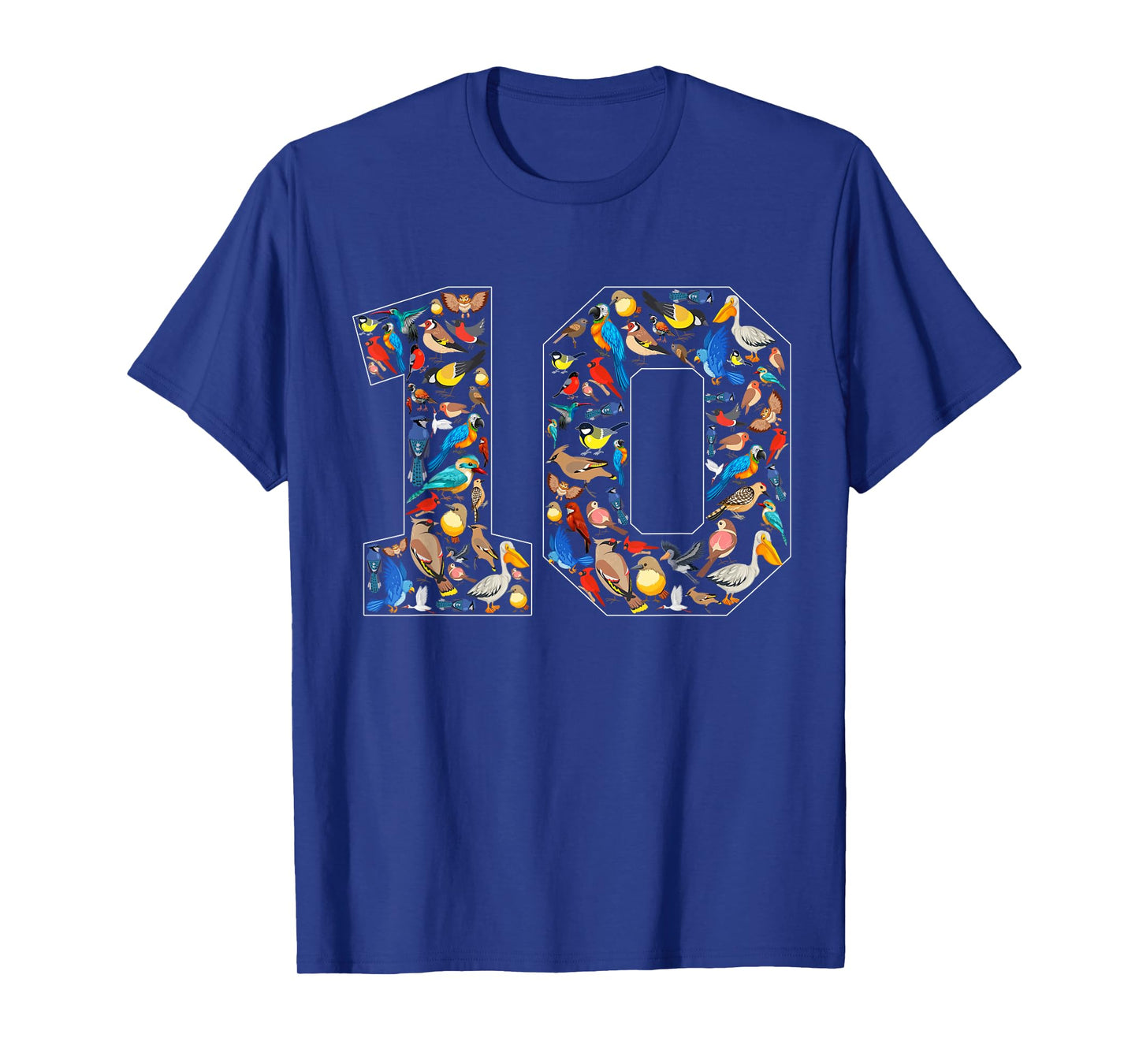 10th Birthday Birds Theme 10 Year Old Bird Lover Birthday T-Shirt