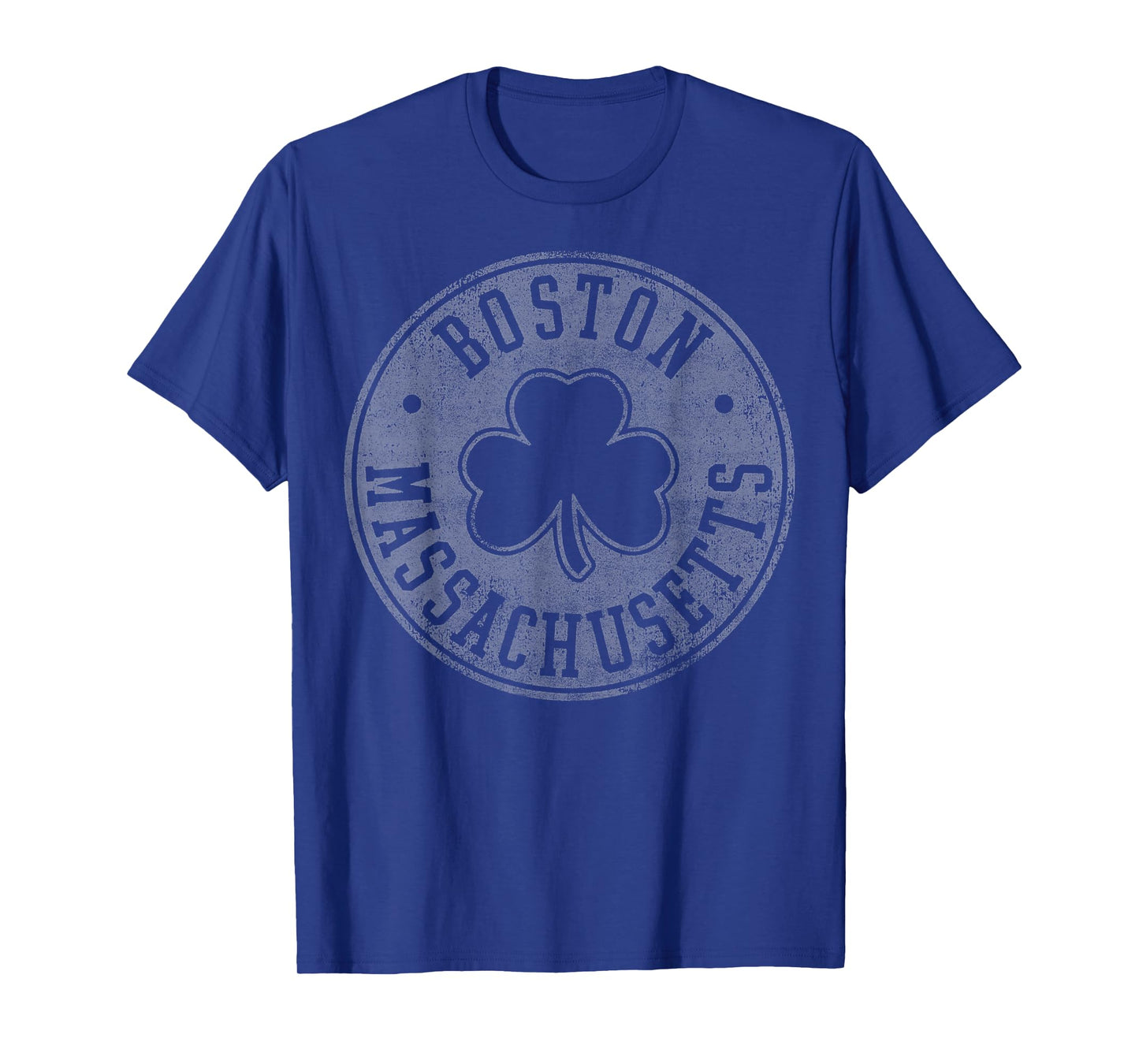 Boston Massachusetts Shamrock Logo T-Shirt