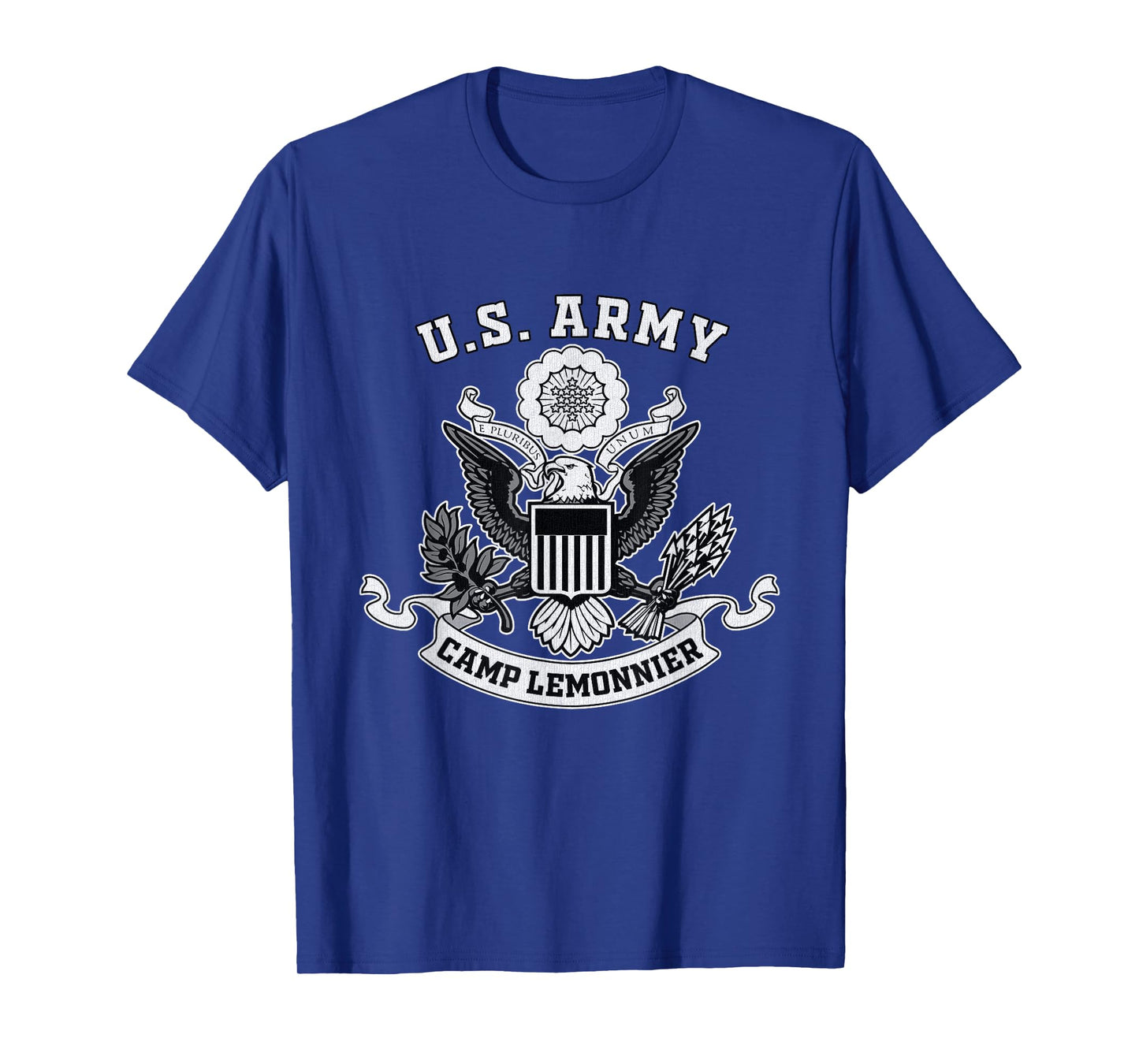 Camp Lemonnier Djibouti Military Base Eagle Emblem Vintage T-Shirt