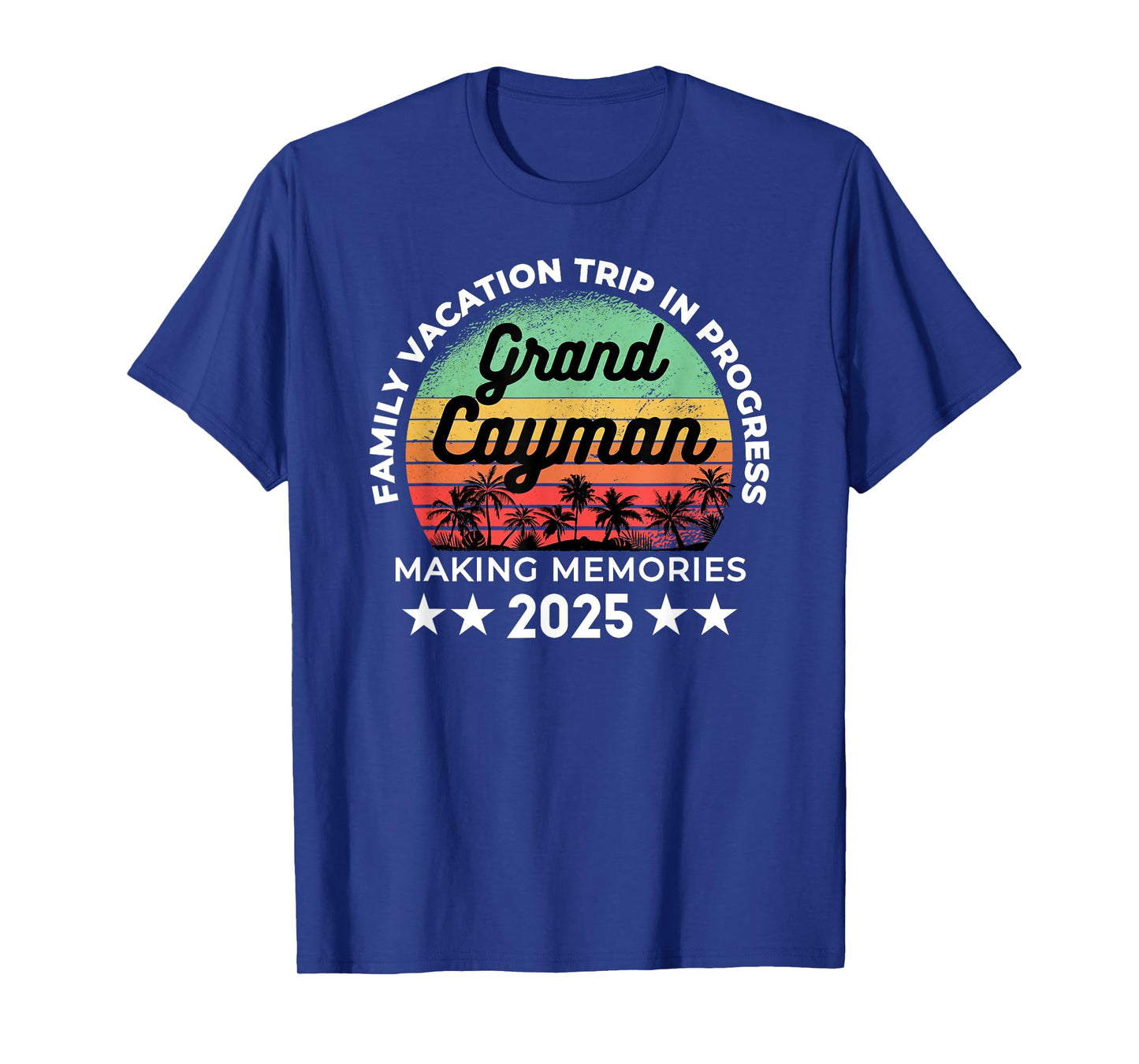 2025 Family Vacation Grand Cayman Trip in Progress Traveler T-Shirt