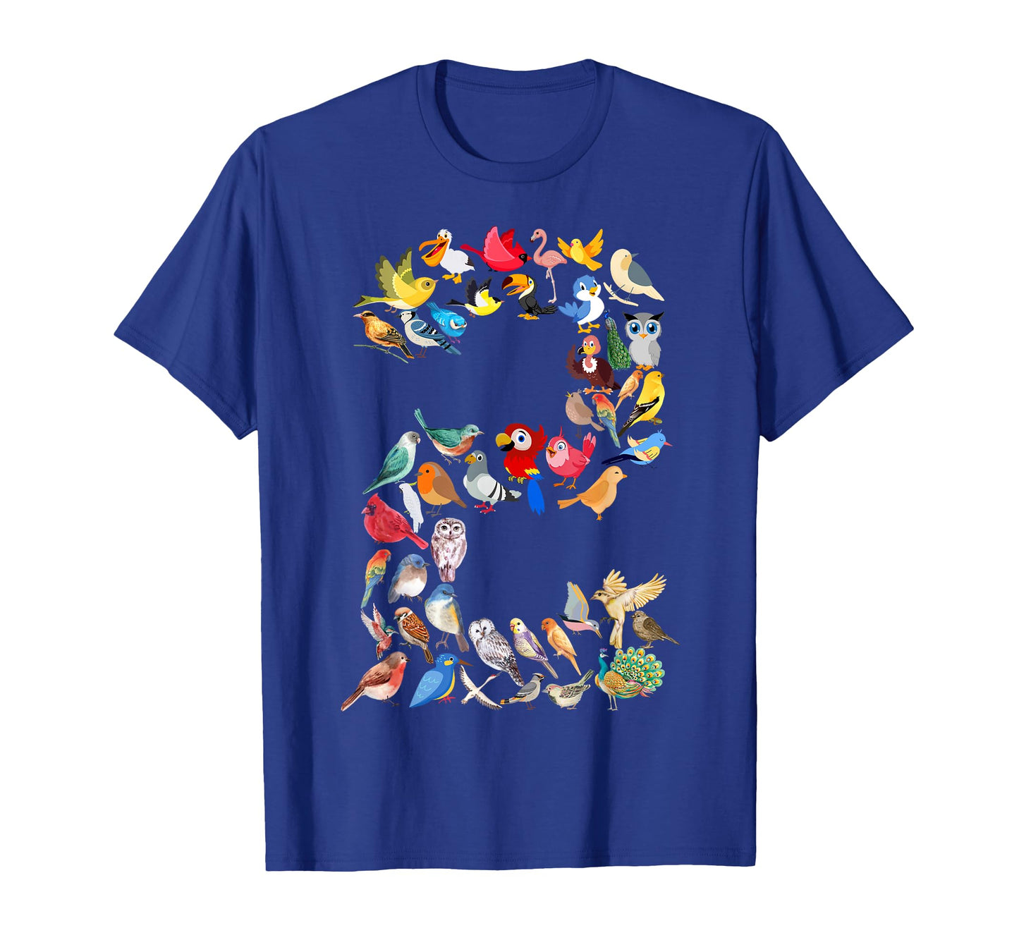 Toddler 2nd Birthday Birds Themed 2 Year Old Kids Bird Lover T-Shirt