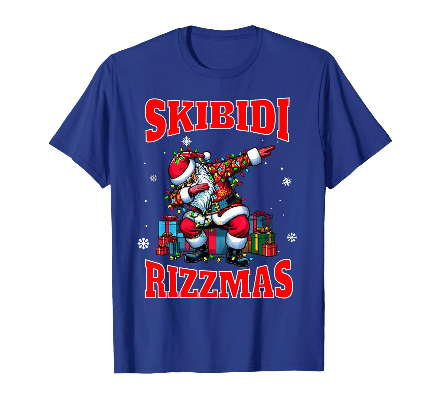 Skibidi Rizzmas Sigmas Funny Middle School Alpha Christmas T-Shirt