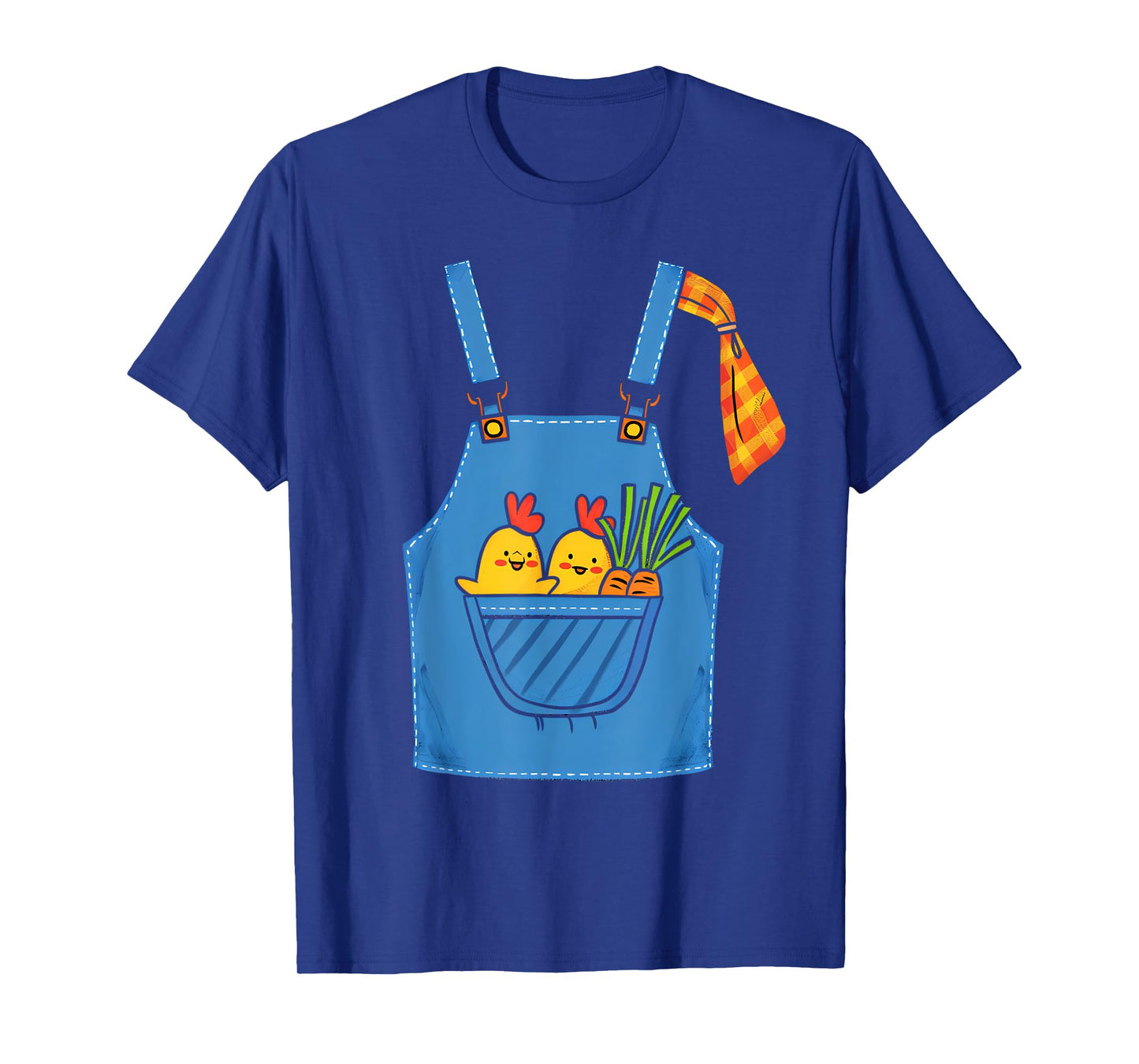 Farmer Costume Halloween Simple Cute Farm Women Men Kids T-Shirt