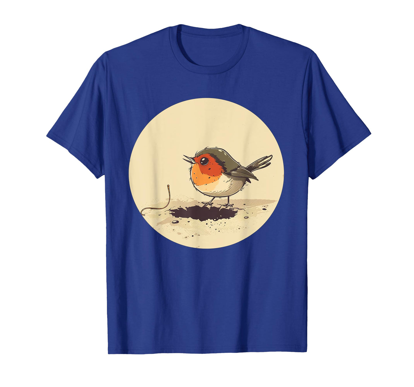 Early Bird with Worm Outfit for Robin and Birds Lovers T-Shirt