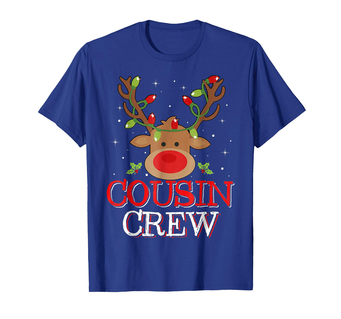 Cousin Crew Reindeer Christmas Family Pajamas T-Shirt