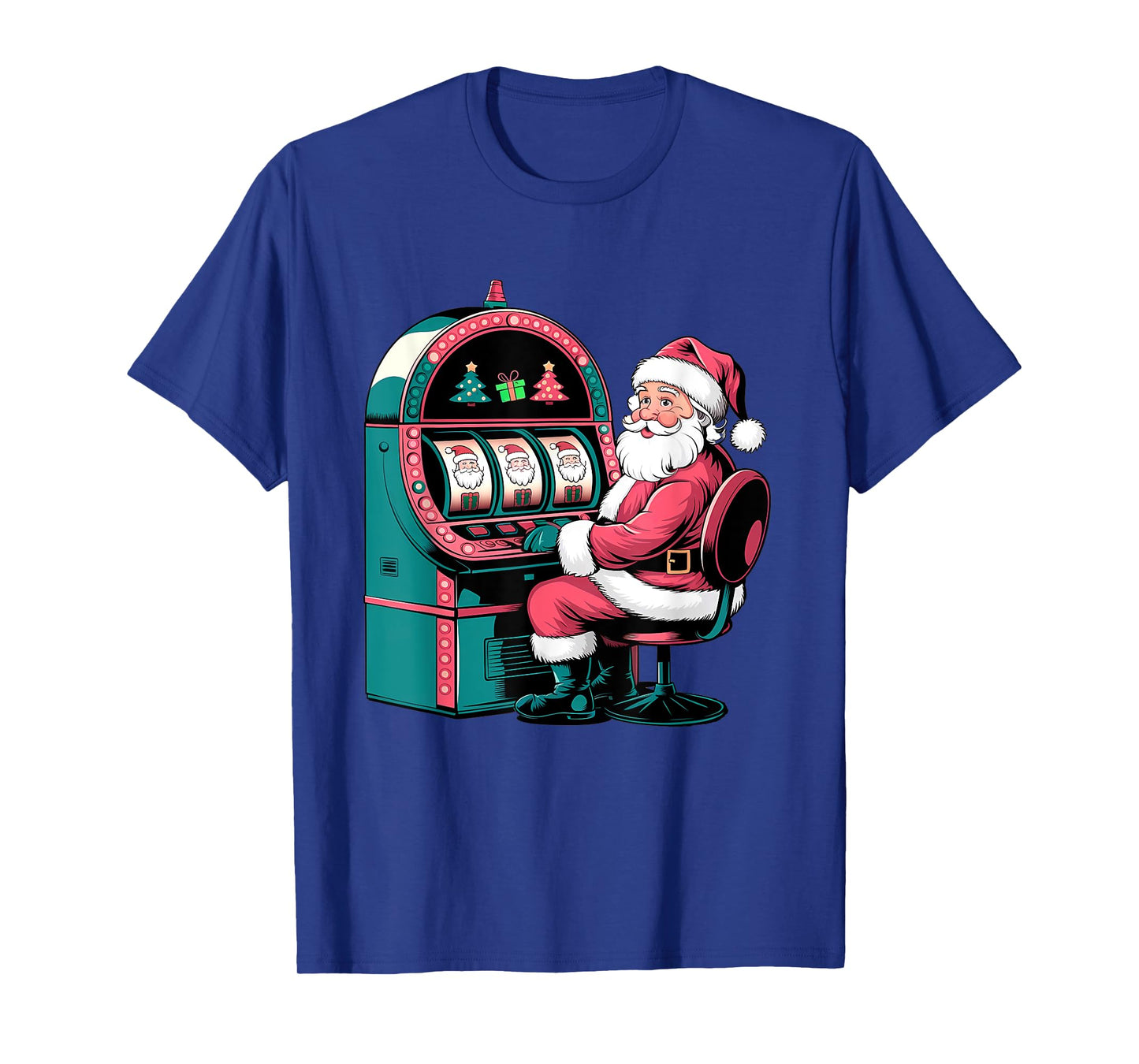 Santa Claus Slot Machine Christmas Slots T-Shirt