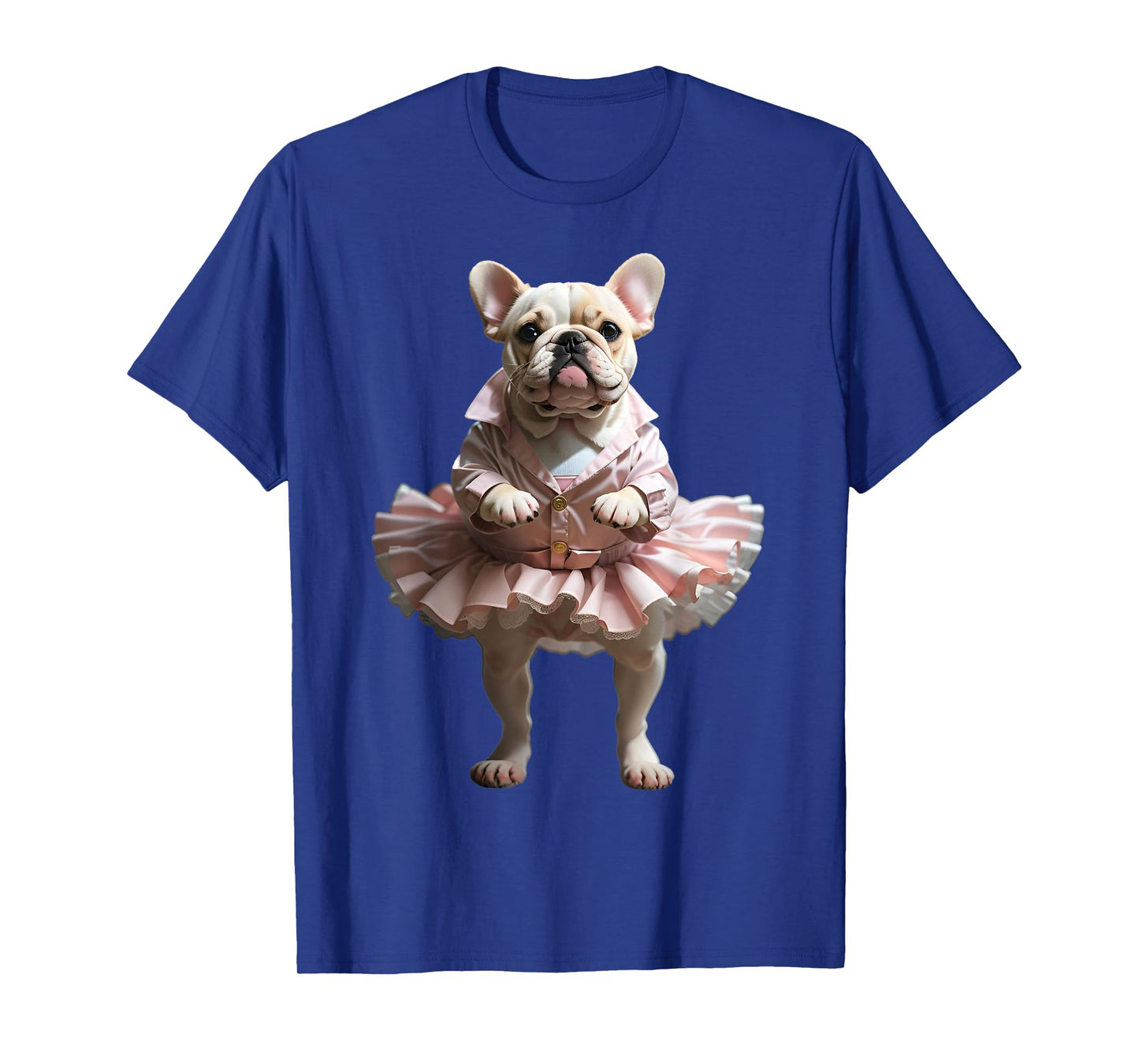 French Bulldog Ballet Funny Dog Owner Pet Tutu Graphic T-Shirt for Men Women Kids