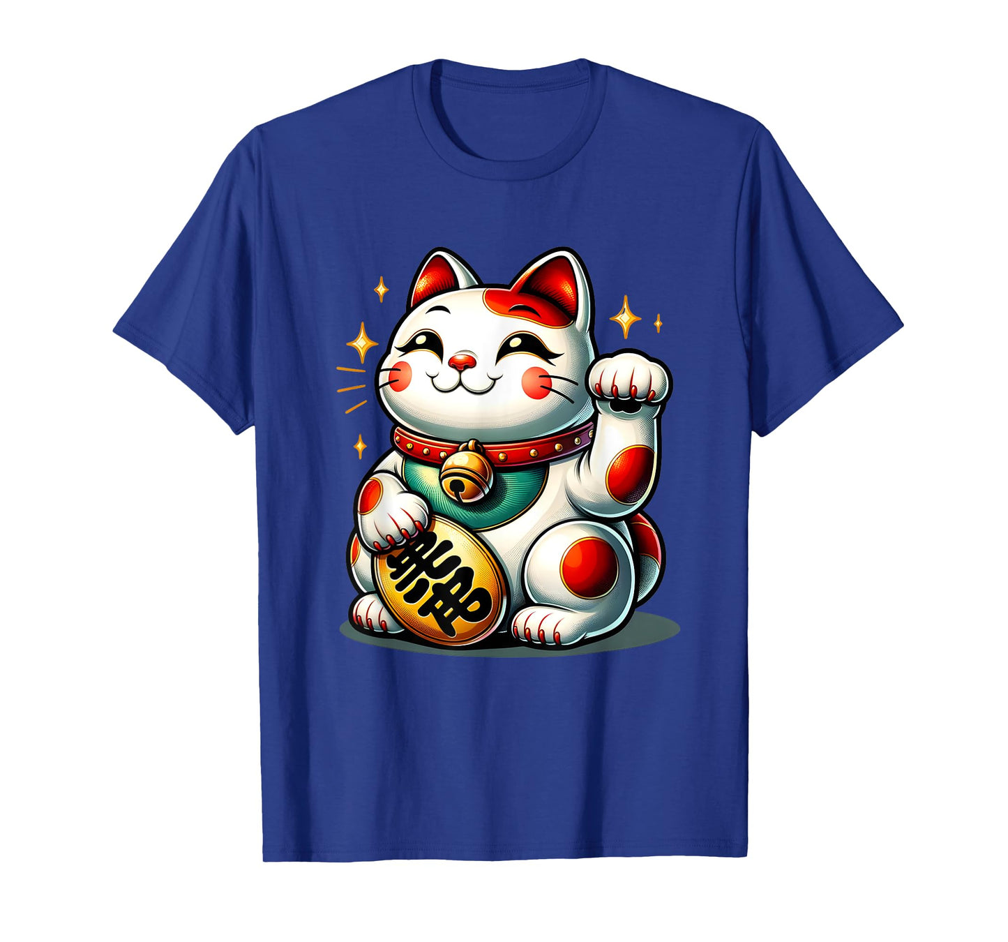 Maneki-Neko Lucky Cat Money Kitten Good Luck Charm Japan T-Shirt