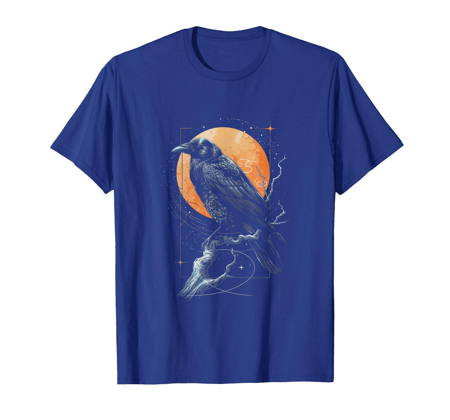 Raven Crow Dark Bird Witchcraft Omens Midnight T-Shirt