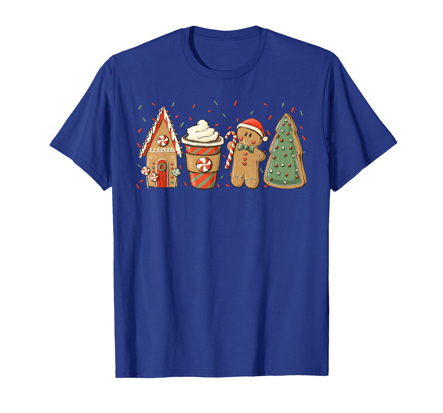Gingerbread Hot Cocoa Merry Christmas Xmas Pajamas Holiday T-Shirt