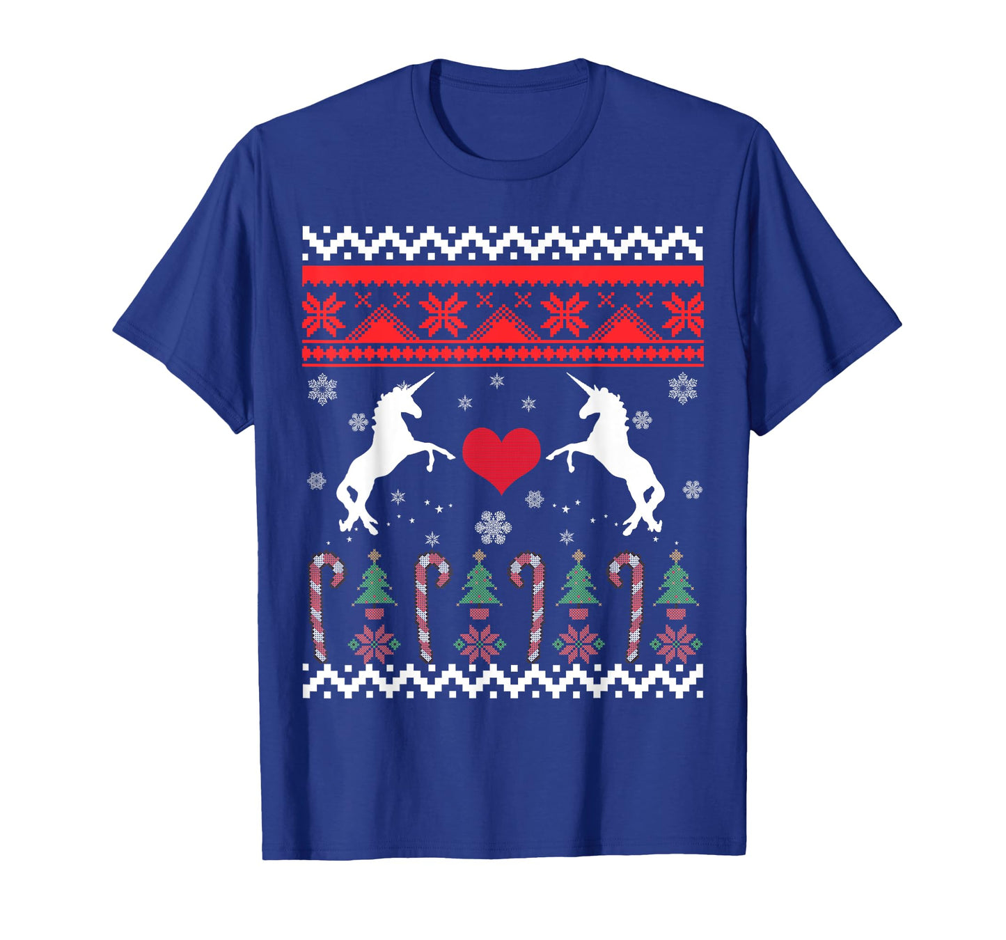 Unicorn Ugly Christmas Sweater Party T-Shirt