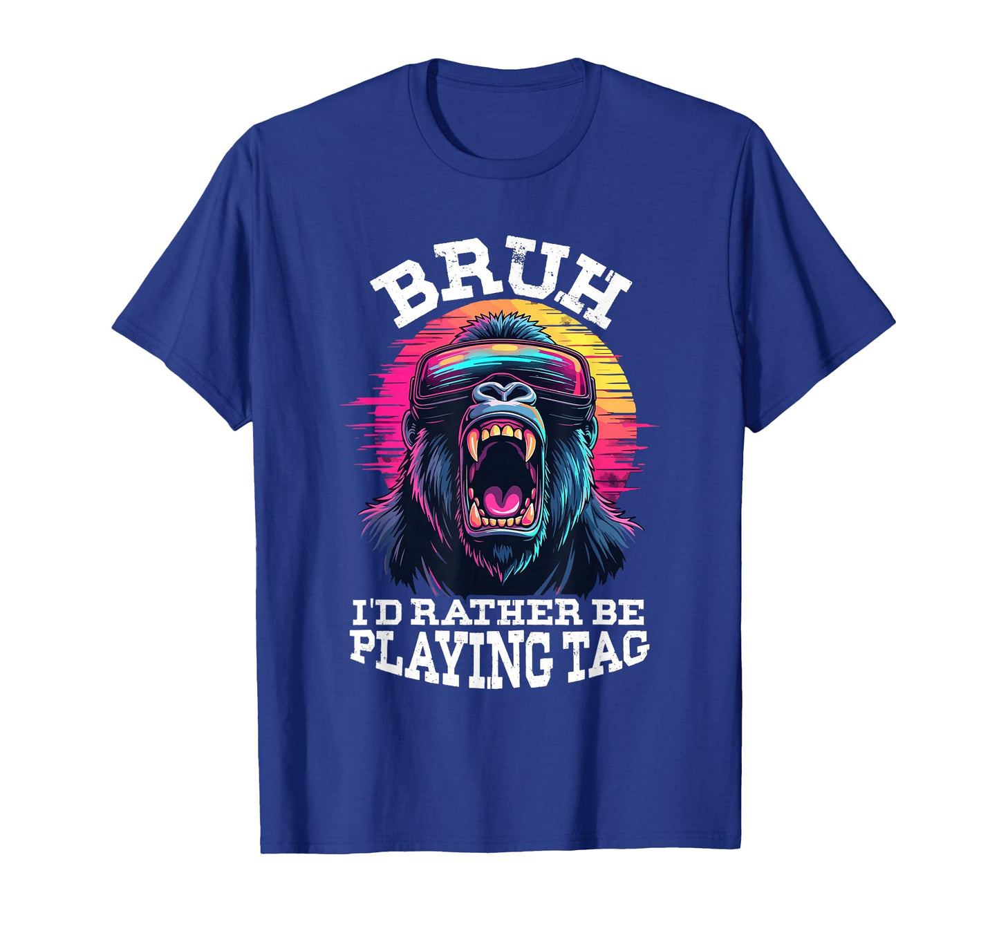 Bruh I'd Rather Be Playing Boys Birthday Gaming T-Shirt