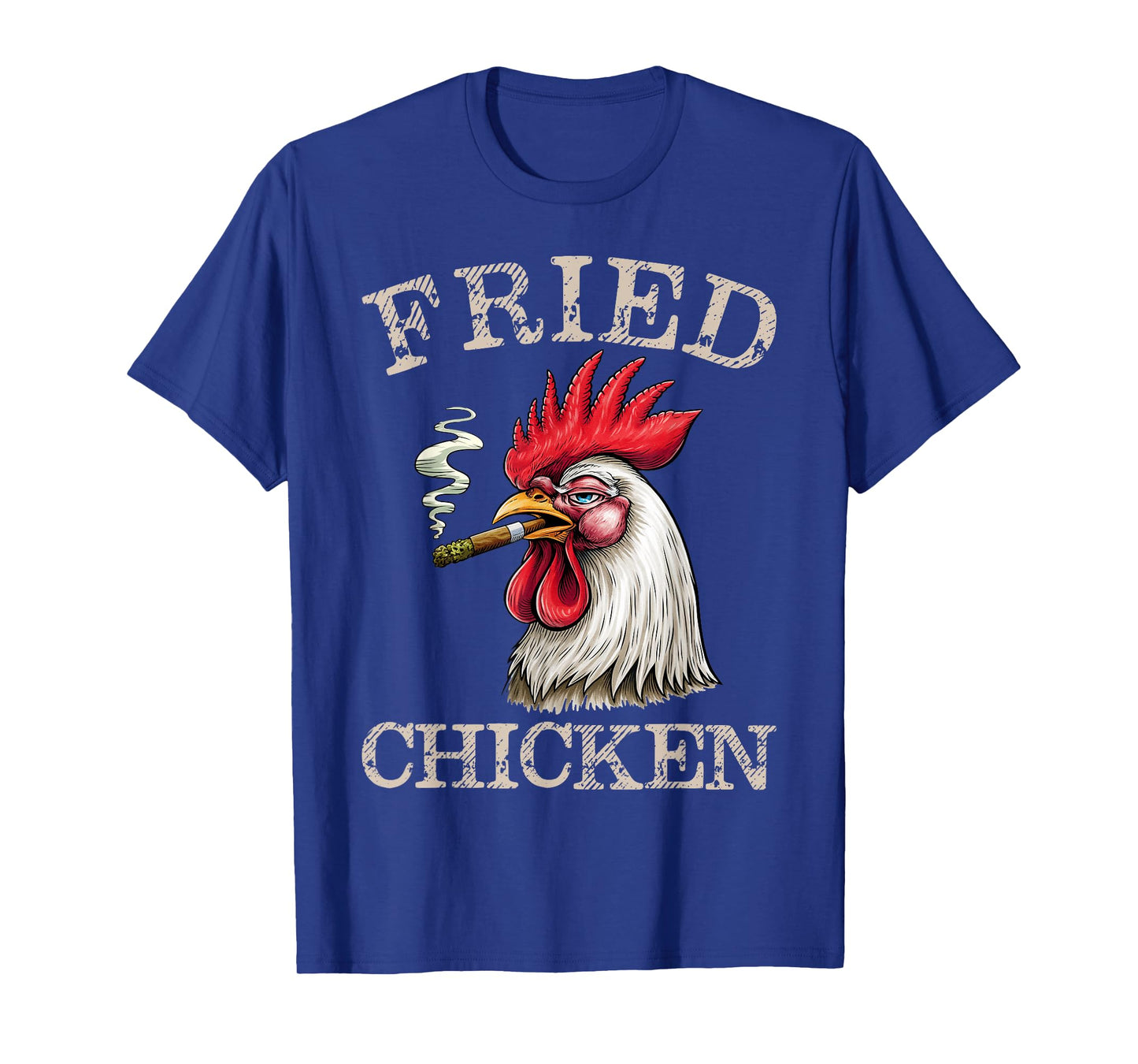 Fried Smoking Chicken 420 Marijuana Graphic Weed Men Women T-Shirt